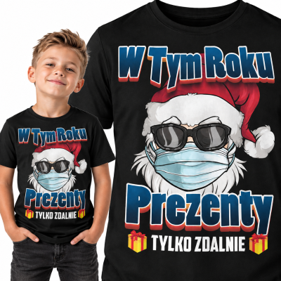 KOSZULKA DZIECIĘCA ŚWIĄTECZNA W TYM ROKU PREZENTY